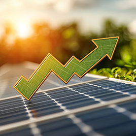 Financial growth chart