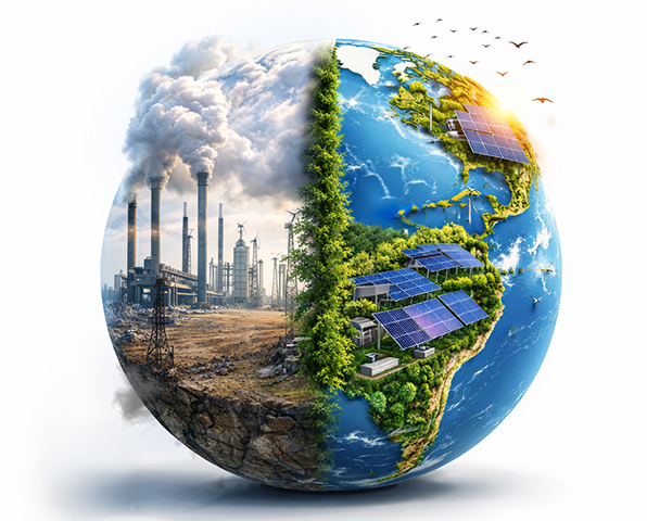 Lush green forest representing nature first